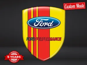 Ford Calcomanía Resina Acabado Superior Carreras Auto